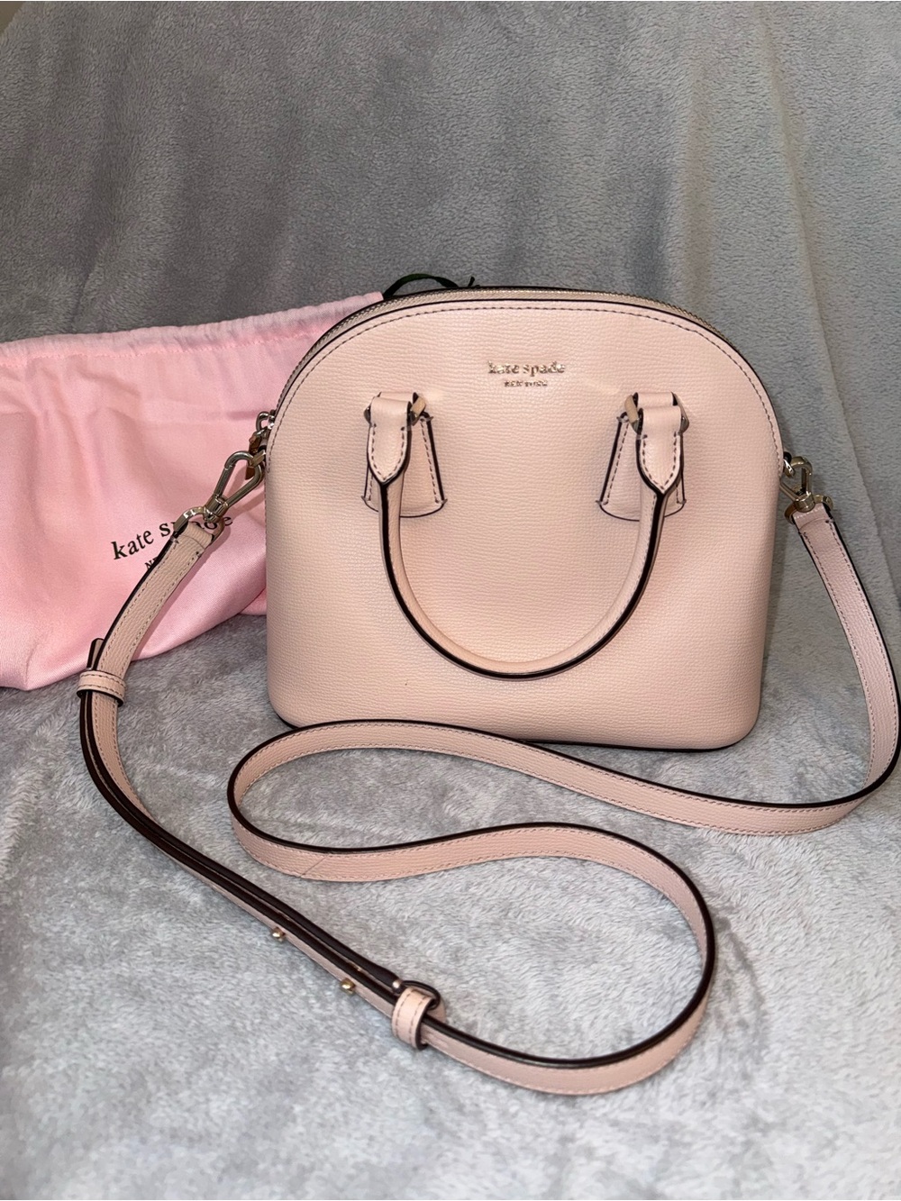 Kate Spade New York Pink Leather Satchel / Crossbody – Like New